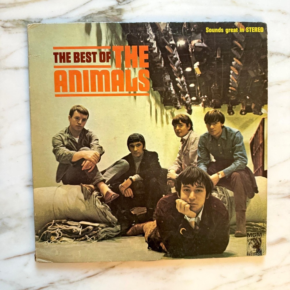 Vintage Vinyl The Best of The Animals LP Record MGM Stereo